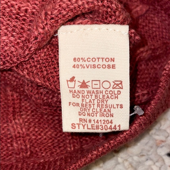 Hem & Thread Rust Button-Up Knit Tank - Picture 2 of 3